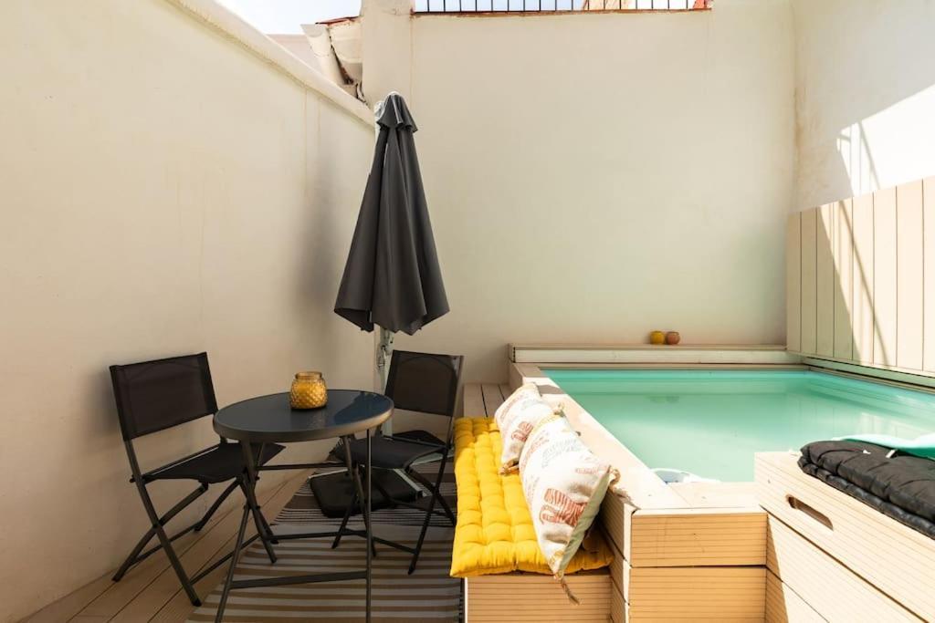 Cozy Loft Patio+Pool +Wifi Lägenhet Valencia Exteriör bild